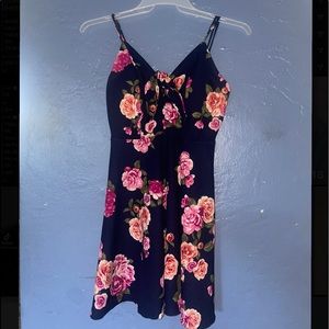 Flowered dress for teens